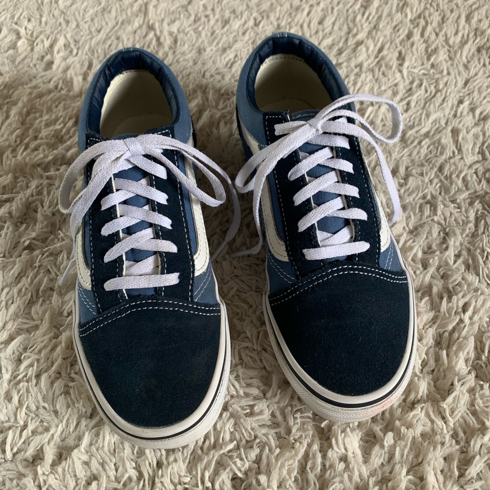 Vans Old School. Kids size 3. Blue